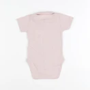 Petit Bateau - body à col rose - 18 mois
