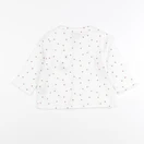Petit Bateau - chemise blanc, rouge - 24 mois