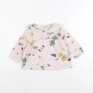 Petit Bateau - blouse rose - 12 mois