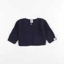 Petit Bateau - gilet bleu - 12 mois