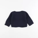 Petit Bateau - gilet bleu - 12 mois