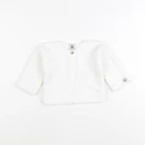 Petit Bateau - gilet blanc - 12 mois