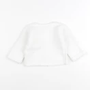 Petit Bateau - gilet blanc - 12 mois