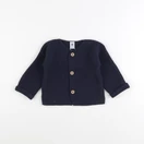 Petit Bateau - gilet bleu - 24 mois