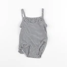 Petit Bateau - maillot de bain blanc, bleu - 6 mois