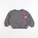 Zara - sweat imprimé au dos gris - 2 ans