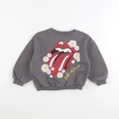 Zara - sweat imprimé au dos gris - 2 ans