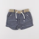 Obaïbi - short bleu - 6 mois