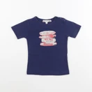 Bonpoint - tee-shirt bleu - 6 mois