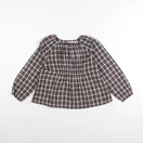 Bonpoint - blouse marron, noir - 8 ans