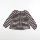 Bonpoint - blouse marron, noir - 8 ans