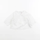 Bonpoint - blouse blanc, gris - 6 mois
