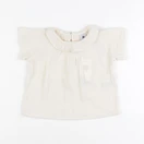 Petit Bateau - blouse beige - 6 mois