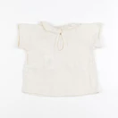 Petit Bateau - blouse beige - 6 mois