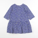 Bonpoint - robe bleu, blanc - 4 ans