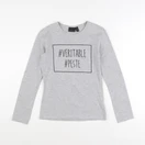 Beckaro - tee-shirt gris - 11 ans