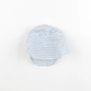 H&M - chapeau bleu, blanc - 6/9 mois