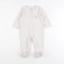 Vertbaudet - pyjama coton rose - 9 mois