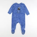 H&M - pyjama velours bleu - 12/18 mois