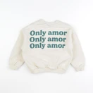 Zara - sweat imprimé au dos beige - 4 ans