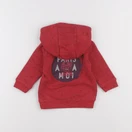 IKKS - polaire rouge - 6 mois à 2 ans