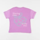 Zara - tee-shirt violet - 3 ans