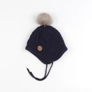 H&M - bonnet bleu - 9/12 mois