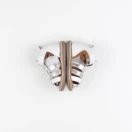 Vertbaudet - sandales blanc, argent - pointure 19