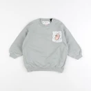 Zara - sweat vert - 9/12 mois
