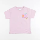 Zara - tee-shirt imprimé au dos rose - 5 ans