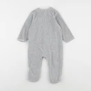 Vertbaudet - pyjama velours gris - 12 mois