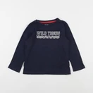 Vertbaudet - tee-shirt bleu - 4 ans