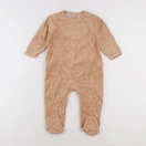 Vertbaudet - pyjama velours marron - 18 mois