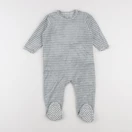 Vertbaudet - pyjama velours vert - 18 mois
