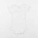 Petit Bateau - body blanc - 9 mois