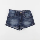 H&M - short bleu - 3/4 ans
