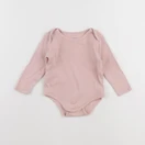 Vertbaudet - body rose - 12 mois