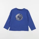 Okaidi - tee-shirt bleu - 4 ans