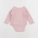 Vertbaudet - body rose - 12 mois