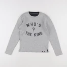 IKKS - pull gris - 8 ans