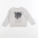 H&M - pull gris - 18/24 mois