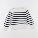 Monoprix - pull blanc - 4 ans