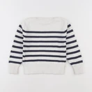 Monoprix - pull blanc - 4 ans