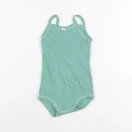 Petit Bateau - body vert - 12 mois