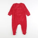 H&M - pyjama velours rouge - 12/18 mois