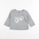 GAP - sweat gris - 12/18 mois