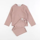 H&M - pyjama coton rose - 12/18 mois