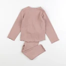 H&M - pyjama coton rose - 12/18 mois