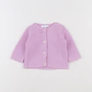 Jacadi - gilet rose - 3 mois