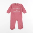 Vertbaudet - pyjama coton rose - 3 mois
